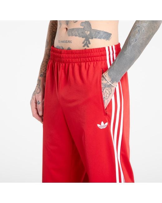 Adidas Originals Sweatbroeken Adidas Firebird Track Tracksuit Bottoms in het Red voor heren