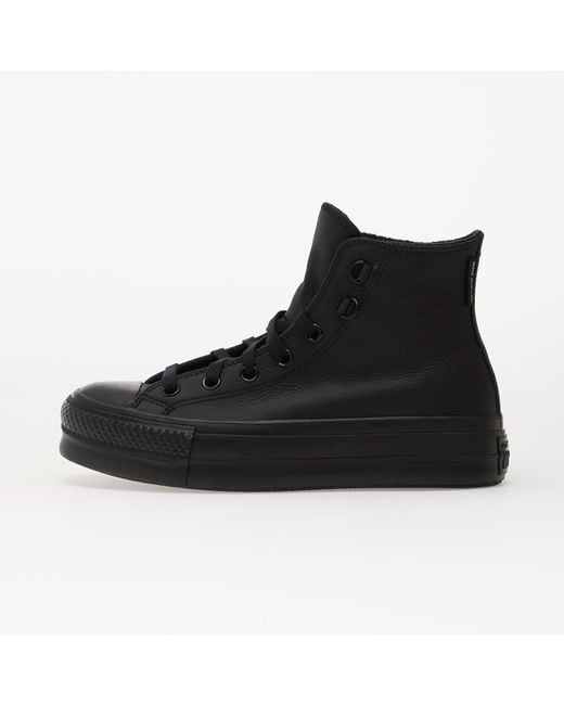 Sneakers Chuck Taylor All Star Lift Platform Leather Hi di Converse in Black