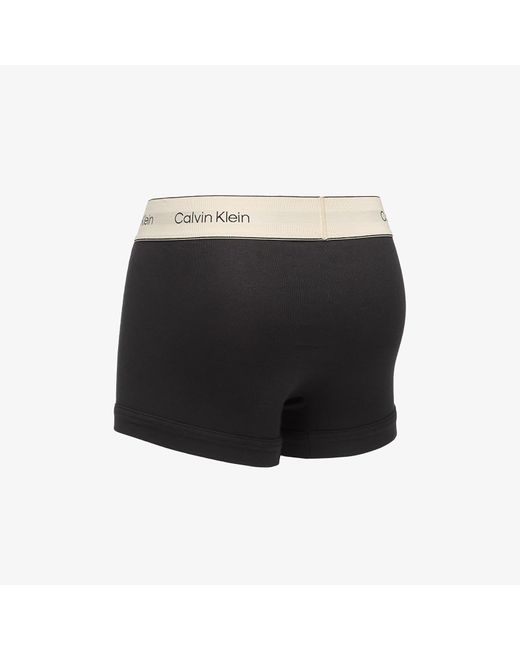 Calvin Klein Drie Boxershorts Met Logodetail in het Black voor heren