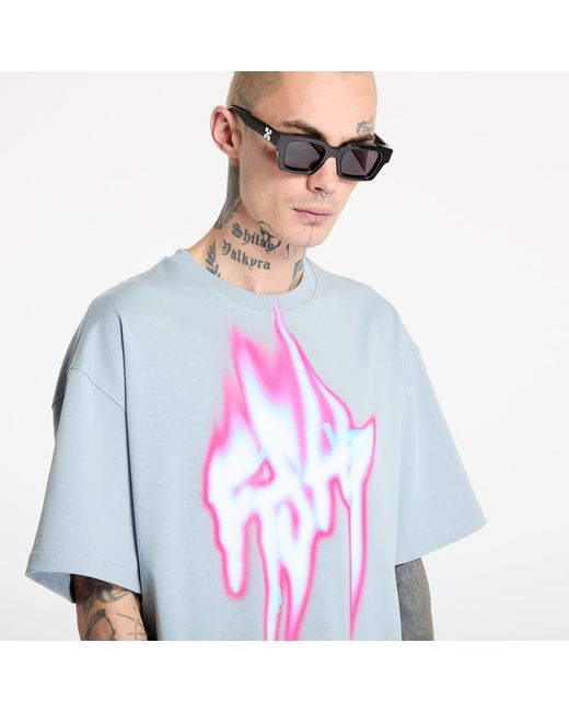 FTSHP Blue T-Shirt Walking Art T-Shirt