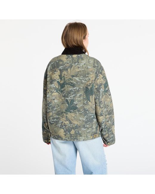 Carhartt Green Jacke Og Detroit Jacket Camo Combi/ Stone Washed
