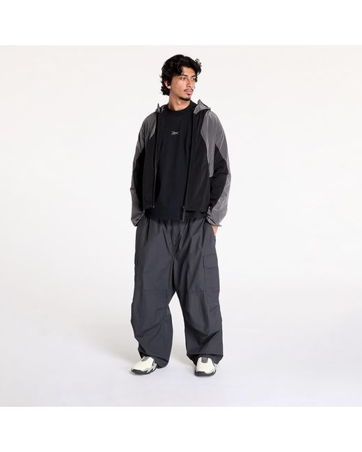 Reebok Black Jacket Running Hooded Jacket/ Misty for men