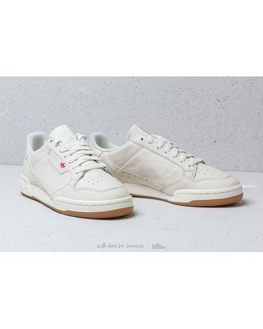 adidas Originals Adidas Continental 80 Off White Raw White Gum fur Herren Lyst AT