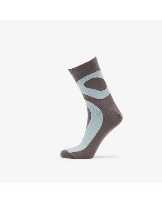 On Shoes Green Liquid Logo Sock High 2-Pack Lime/ Eclipse