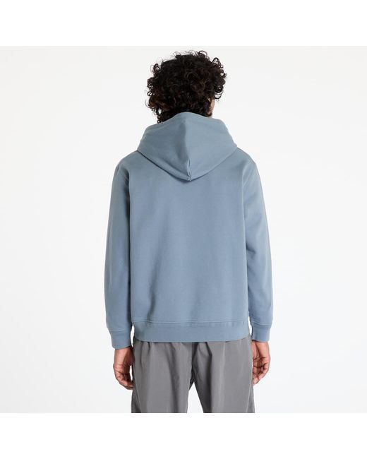 C P Company Sweatshirt Diagonal Raised Fleece Full Zip Logo Sweatshirt in het Blue voor heren