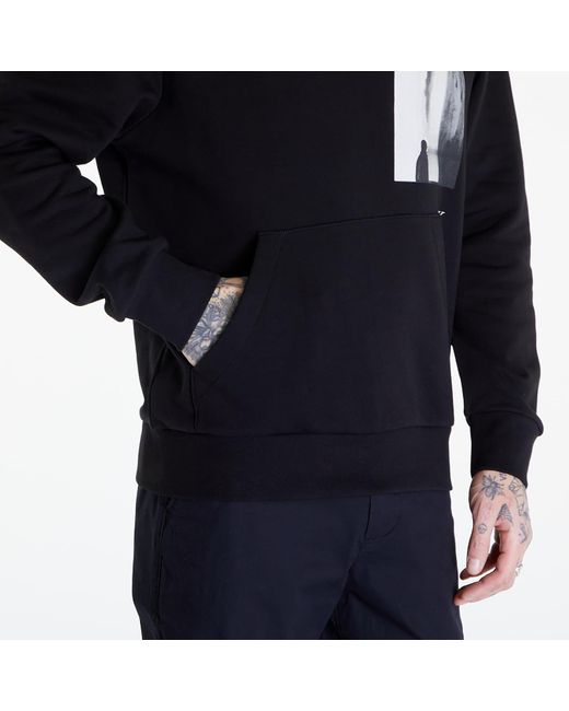 Calvin Klein Black Jeans Serenity Multi Graphic Hoodie Unisex for men