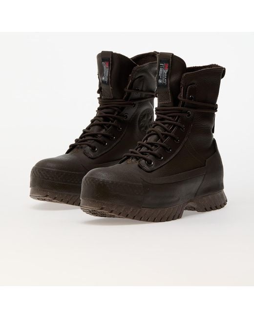 Converse Black Sneakers Chuck Taylor All Star Lugged 2.0 Xhi Waterproof Leather Platform Fresh Brew/ Fresh Brew/ Eur