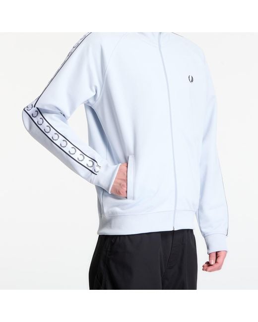 Fred Perry Jas Taped Track Jacket in het Blue voor heren