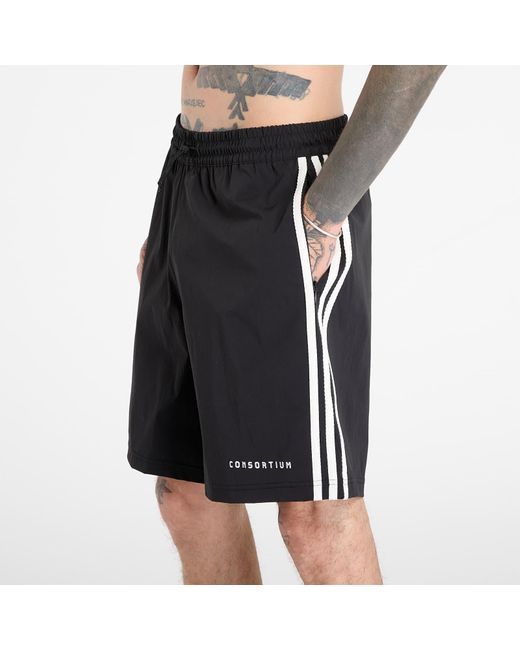 Adidas Originals Black Shorts Adidas Shorts By Consortium for men