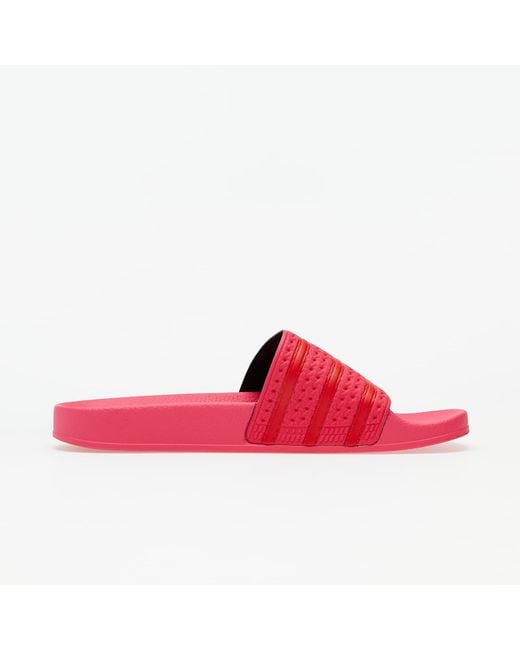 adidas Originals Adidas Adilette W Power Pink/ Scarlet/ Power Pink | Lyst AT