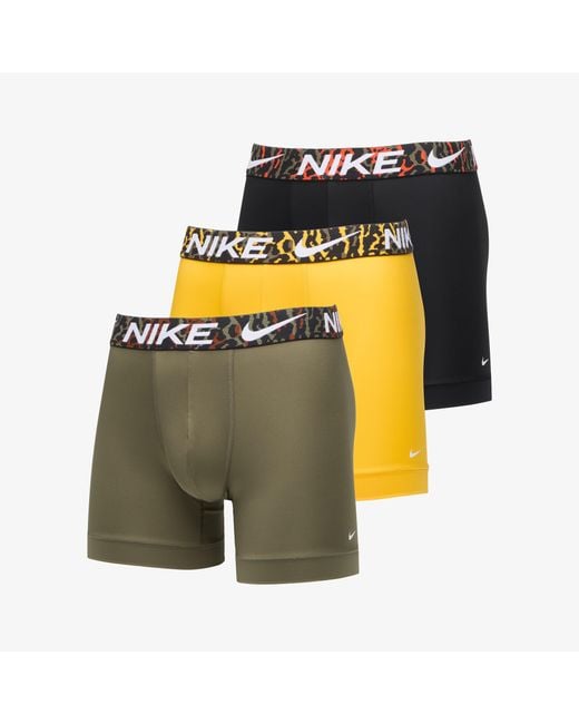 Nike Boxers Boxer Brief 3-Pack in het Yellow voor heren