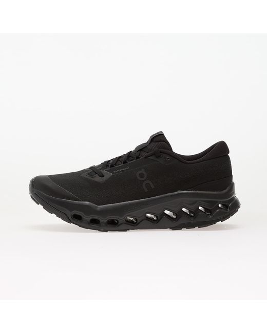 On Shoes Black Sneakers M Cloudsurfer Trail 2 Wp for men