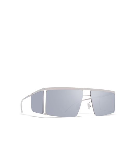 MYKITA x Helmut Lang Soft Grey Sides Sunglasses Silver Flash Mykita en coloris Gray