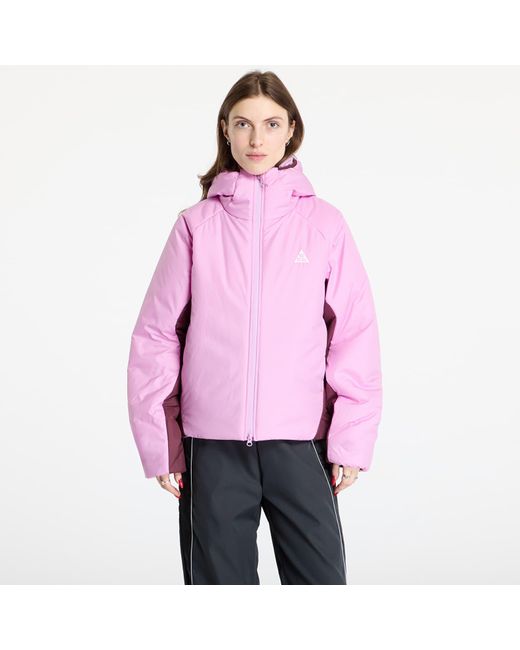 Nike Jas Acg "Rope De Dope" Therma-Fit Adv Jacket Beyond/ Burgundy Crush/ Summit in het Pink