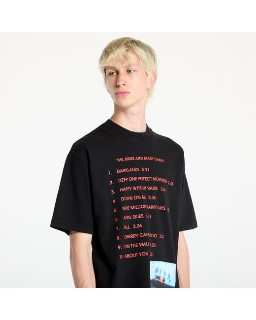 【PLEASURES】 DARKLANDS T-SHIRT Black T-shirts PLEASURES Darklands T-Shirt Black | Footshop
