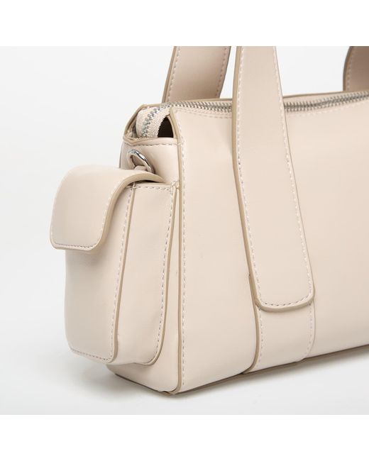 Borsa Webbing Strap Pocket Crossover di Calvin Klein in Natural