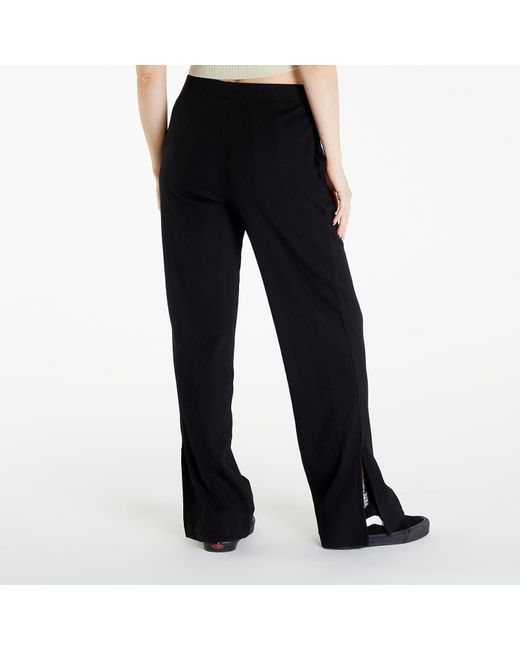 Calvin Klein Black Jeans Variegated Rib Woven Pants