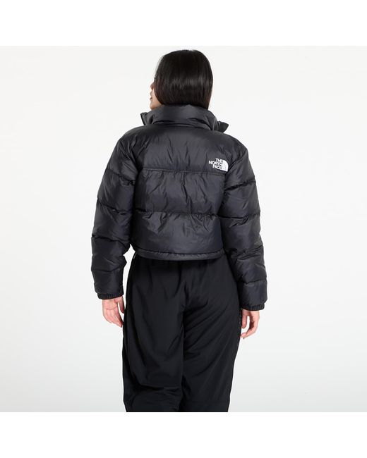Giacca W Nuptse Short Jacket Tnf/ Tnf di The North Face in Black