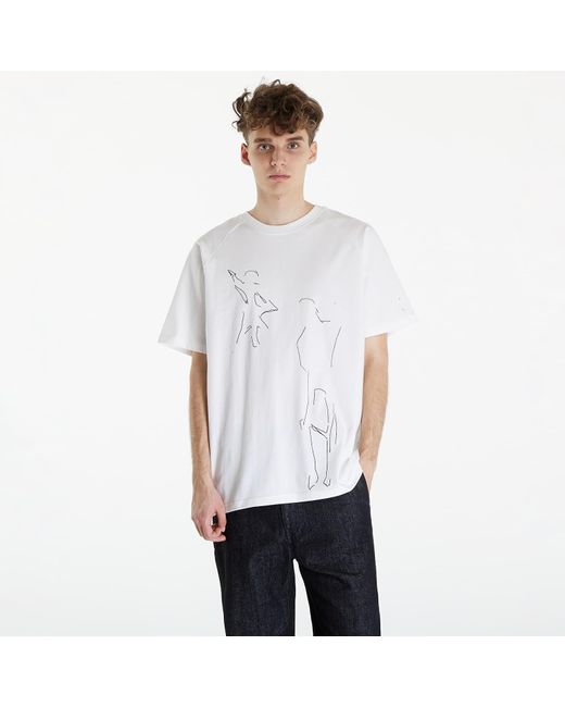 HELIOT EMIL White T-Shirt Formation T-Shirt for men