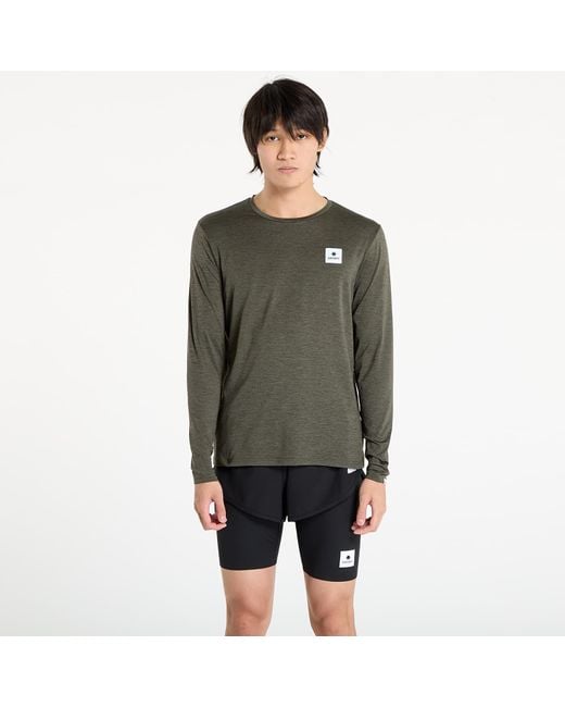 Saysky T-Shirt Statement Pace Long Sleeve in het Gray voor heren