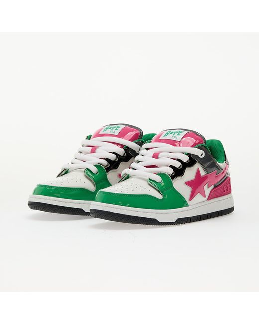 A Bathing Ape Green Sneakers New Bape Sk8 Sta 2 M1 for men