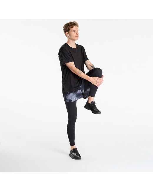 Y-3 T-Shirt M Run Ss Tee in het Black voor heren