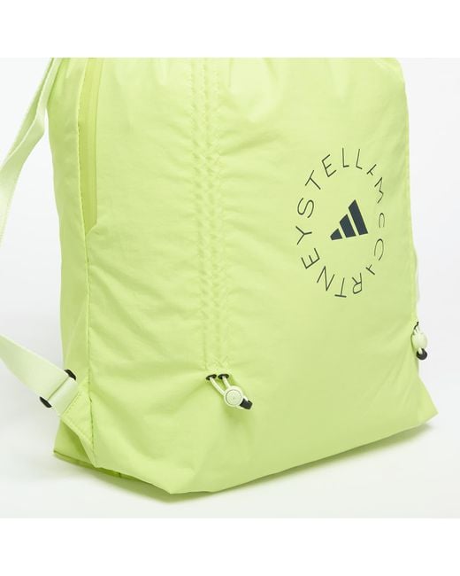 Adidas Originals Green Adidas By Stella Mccartney Gymsack Bahia Glow/ Utility