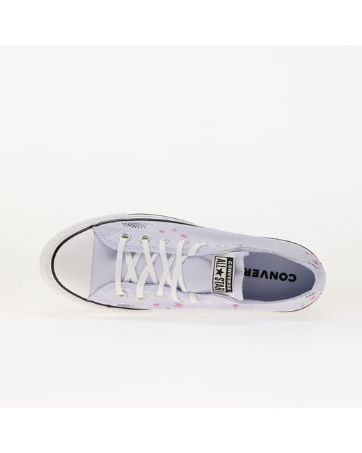 Converse Sneakers Chuck Taylor All Star Lift Platform Celestial Blueberry Ice/ Cactus Bud/ Eur in het White