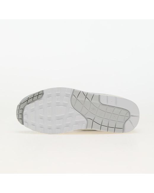 W air max 1 87 pure platinum/ lt smoke grey-white-sail di Nike in Gray