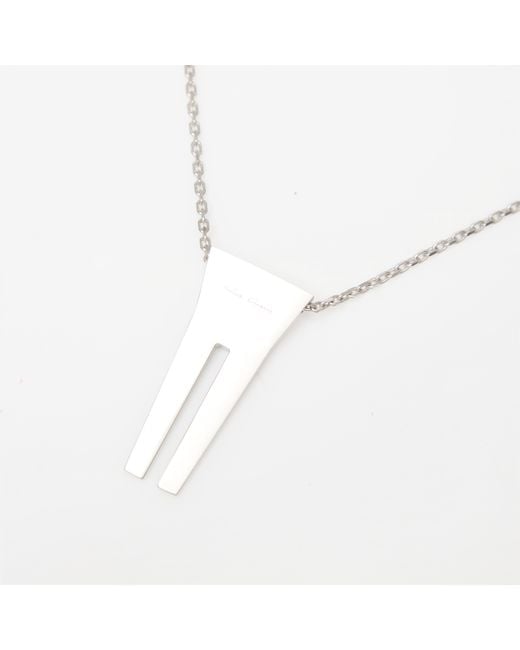 Rick Owens Metallic Open Trunk Charm