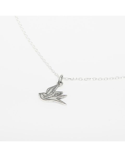 Twojeys White Silhouette Liberty Necklace