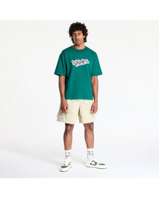 Vans Green T-Shirt Lx Slap Short Sleeve Tee for men