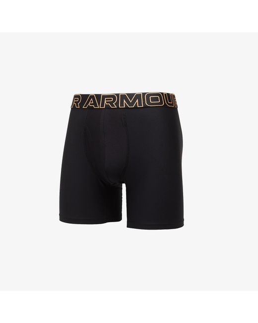 Caleçons performance tech solid 6in 3-pack m Under Armour pour homme en coloris Black
