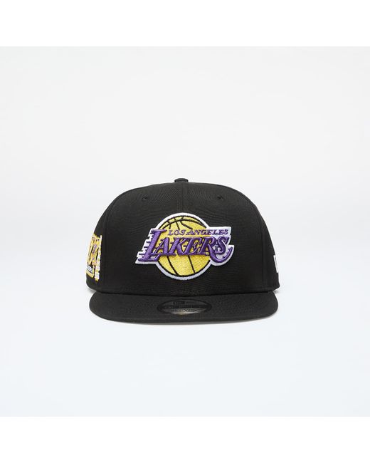 KTZ Black Cap Los Angeles Lakers Repreve 9fifty Snapback Cap S-m