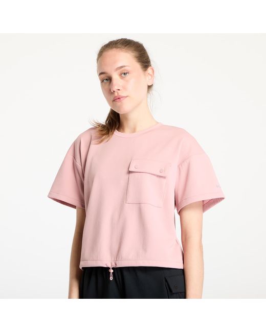 Maglietta Granite Point Knit Short Sleeve Tee di Columbia in Pink