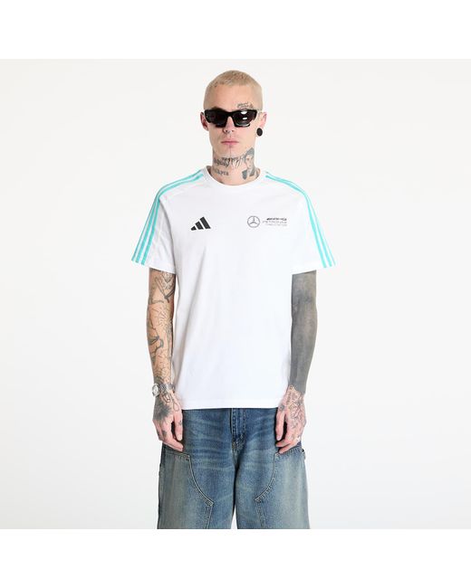 adidas T-shirt à manches courtes Mercedes-AMG Petronas Formula One Team George Russell Blanc| Dressinn