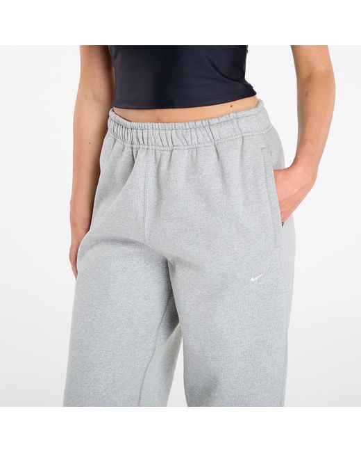 Nike Jogginghosen Solo Swoosh Fleece Open-Hem Pants Dk Heather/ Lt Smoke in Gray für Herren