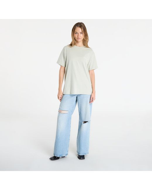 Dime T-Shirt Cursive Small Logo T-Shirt in het White