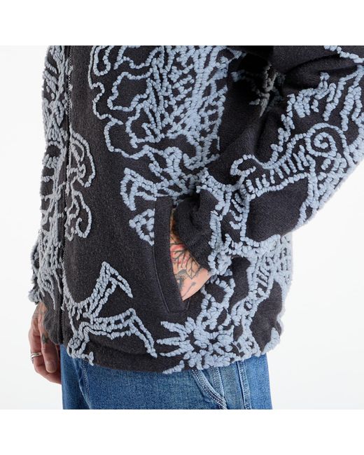 RIPNDIP Blue Jacket Haku Reversible Jacket/ Charcoal for men