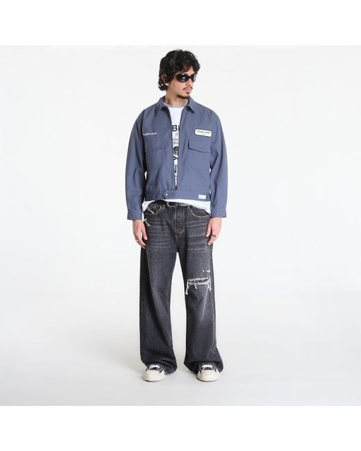 Neighborhood Blue Jacket Zip Work Jacket for men