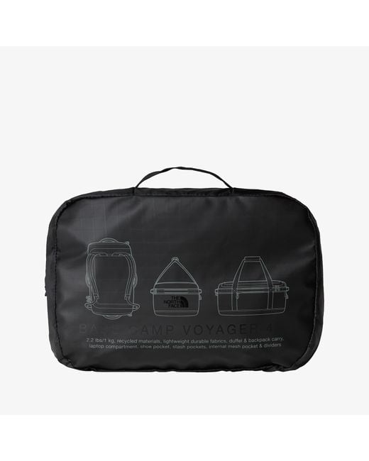 The North Face Base Camp Voyager Duffel 42L Tnf/ Asphalt in Black für Herren