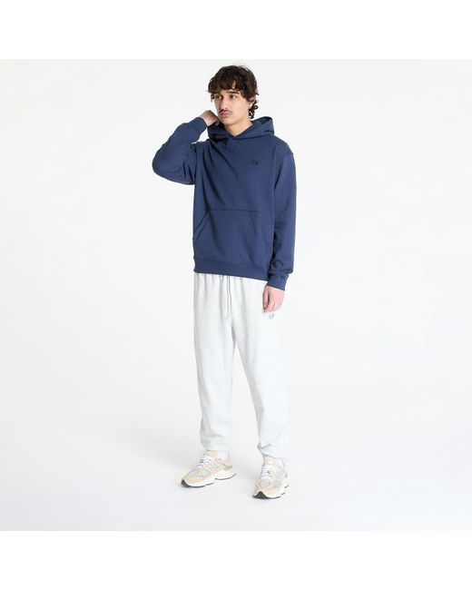 New Balance Sweatshirt Athletics French Terry Hoodie in het Blue voor heren