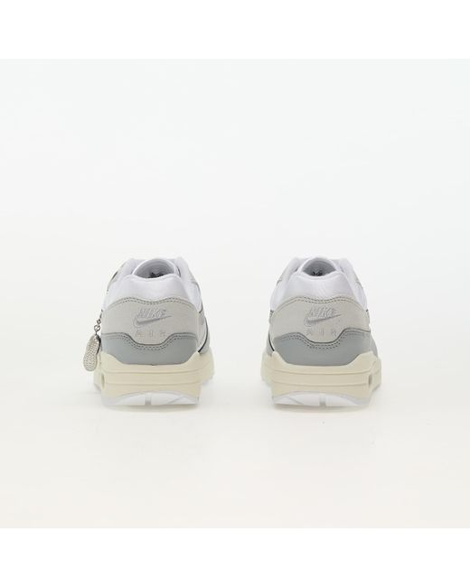 W air max 1 87 pure platinum/ lt smoke grey-white-sail di Nike in Gray