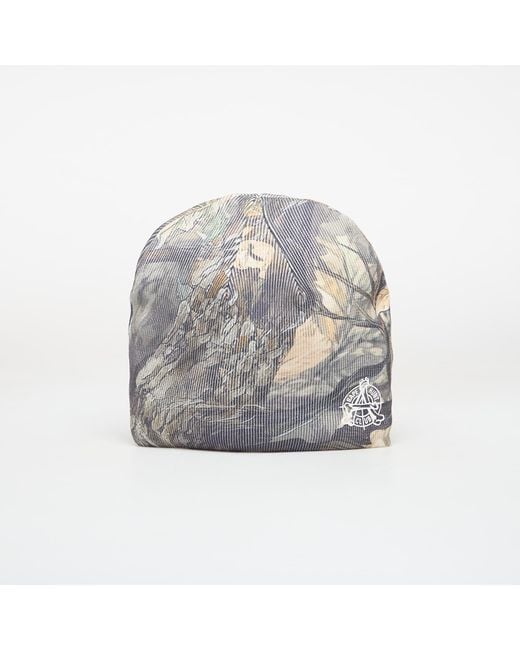 A Bathing Ape Gray Tree Edge Camo Knit Cap
