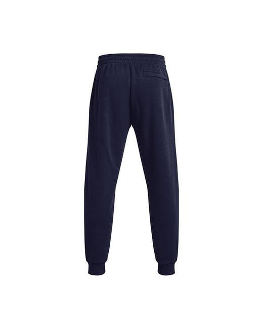 Jogger Rival Fleece Da Uomo Midnight Marino Bianco di Under Armour in Blue da Uomo