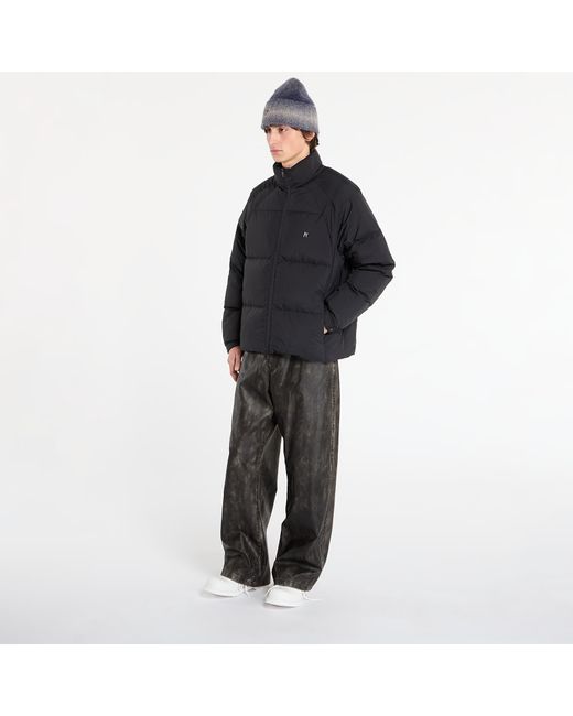 Giacca Funnel Neck Puffer di Represent in Black da Uomo