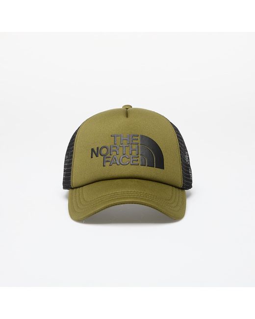 The North Face Green Tnf Logo Trucker Cap Forest Olive/ Tnf Black