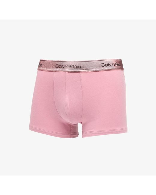 Calvin Klein Boxershorts Trunk 3-Pack in Pink für Herren