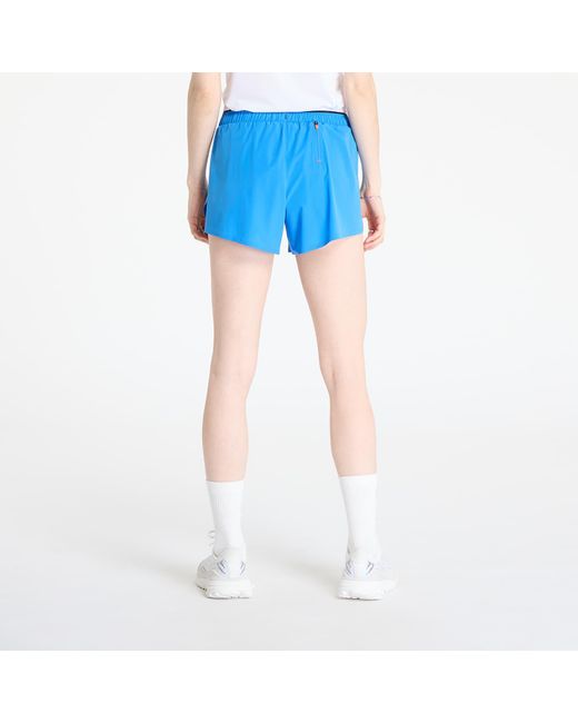 Soar Running Korte Broek Split Shorts in het Blue