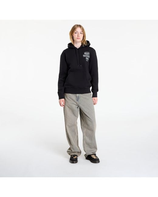 Carhartt Sweatshirt Hooded Sandwich Sweat Fog in het Black